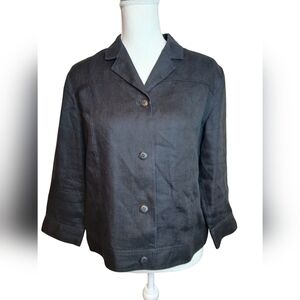 Talbots Irish Linen jacket lined size 10